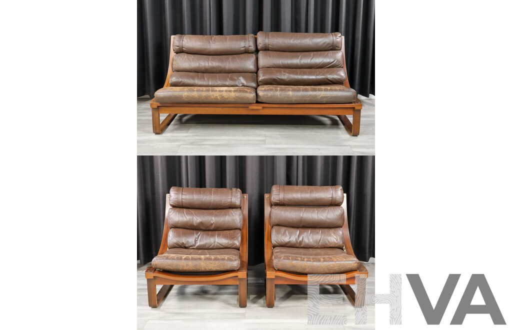 Vintage Tessa T4 Three Piece Lounge Suite by Fred Lowen