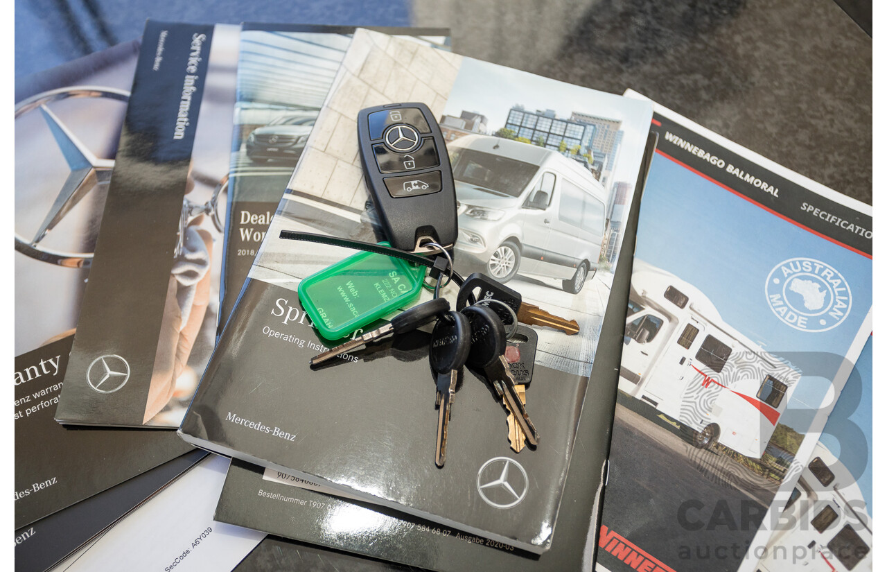 5/2019 Mercedes-Benz Sprinter 513 CDI Winnebago Balmoral RV Turbo Diesel 2.1L