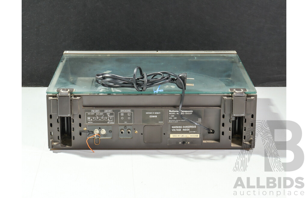 Vintage National Panasonic Ledsonic 1500 SG-1500 P Vintage All-in-One Stereo System