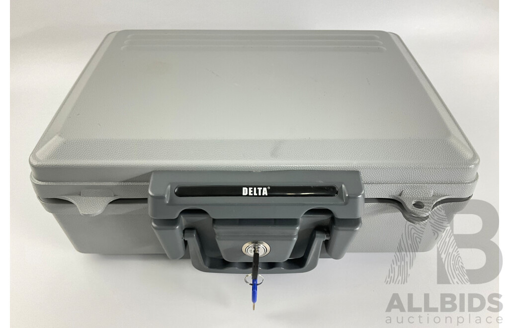 Delta Lockable Fireproof Security Case