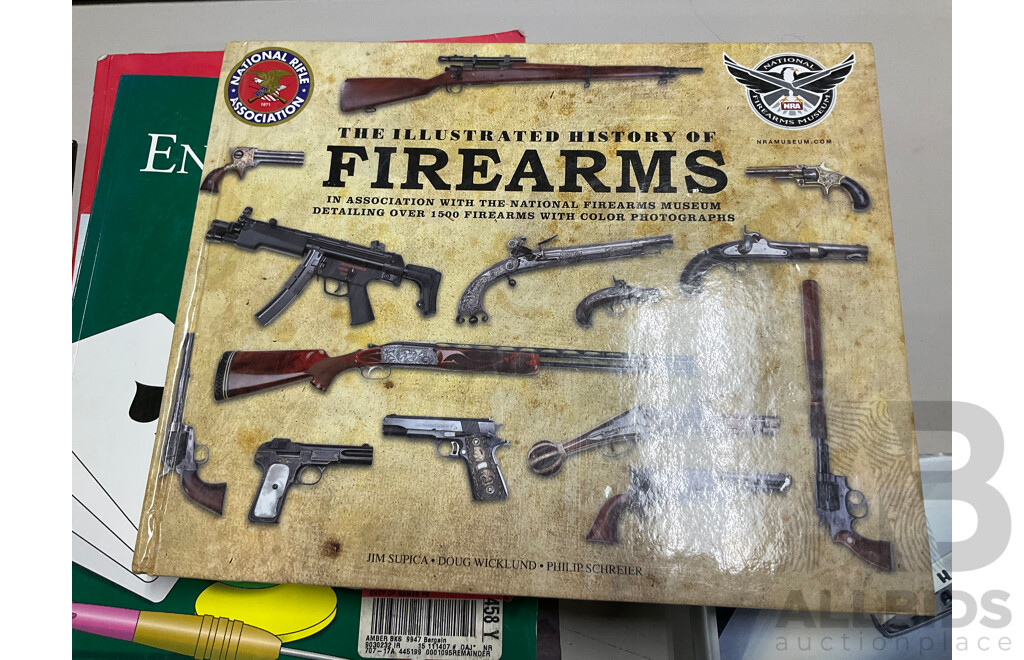 Selection of Interesting Books Including the Ultimate Motorcycle Encyclopedia, the Yugo, Illustrated History of Firearms, Stallions and More