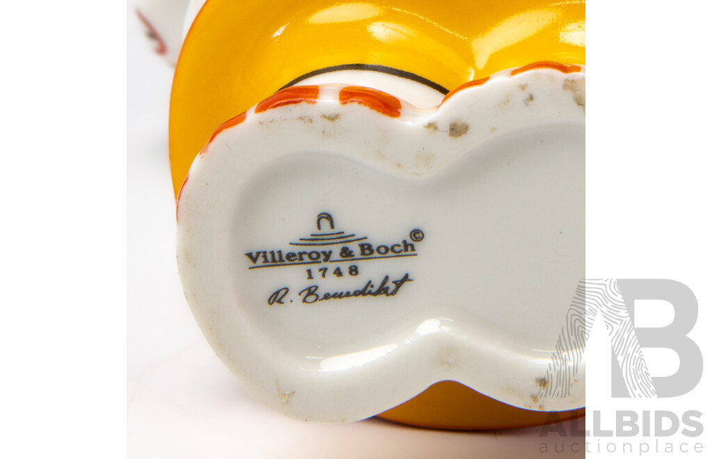 Collection Children's Themed Pieces Comprising Two Royal Doulton Winnie the Pooh Mugs, V & B Elephant, Royal Copenhagen Figure in Box & Royal Crown Derby Figure in Box