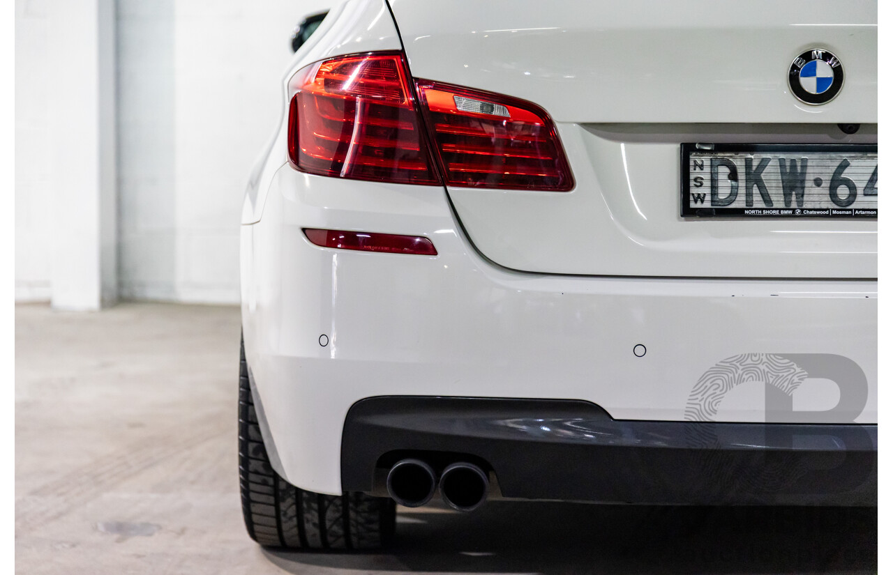 11/2016 BMW 520i M Sport (RWD) F10 MY17 4d Sedan Alpine White Turbo 2.0L