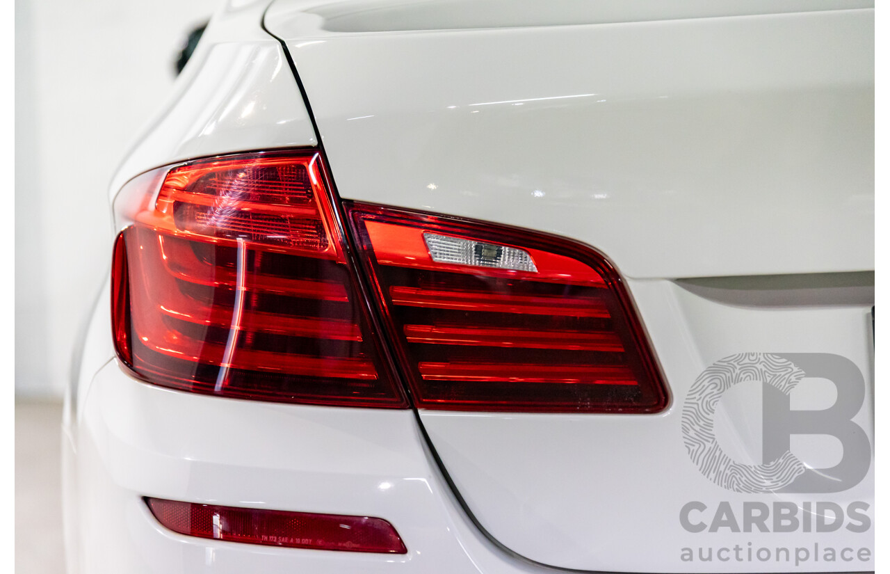 11/2016 BMW 520i M Sport (RWD) F10 MY17 4d Sedan Alpine White Turbo 2.0L
