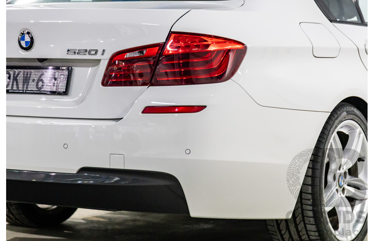 11/2016 BMW 520i M Sport (RWD) F10 MY17 4d Sedan Alpine White Turbo 2.0L