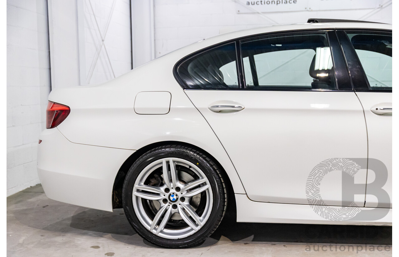 11/2016 BMW 520i M Sport (RWD) F10 MY17 4d Sedan Alpine White Turbo 2.0L