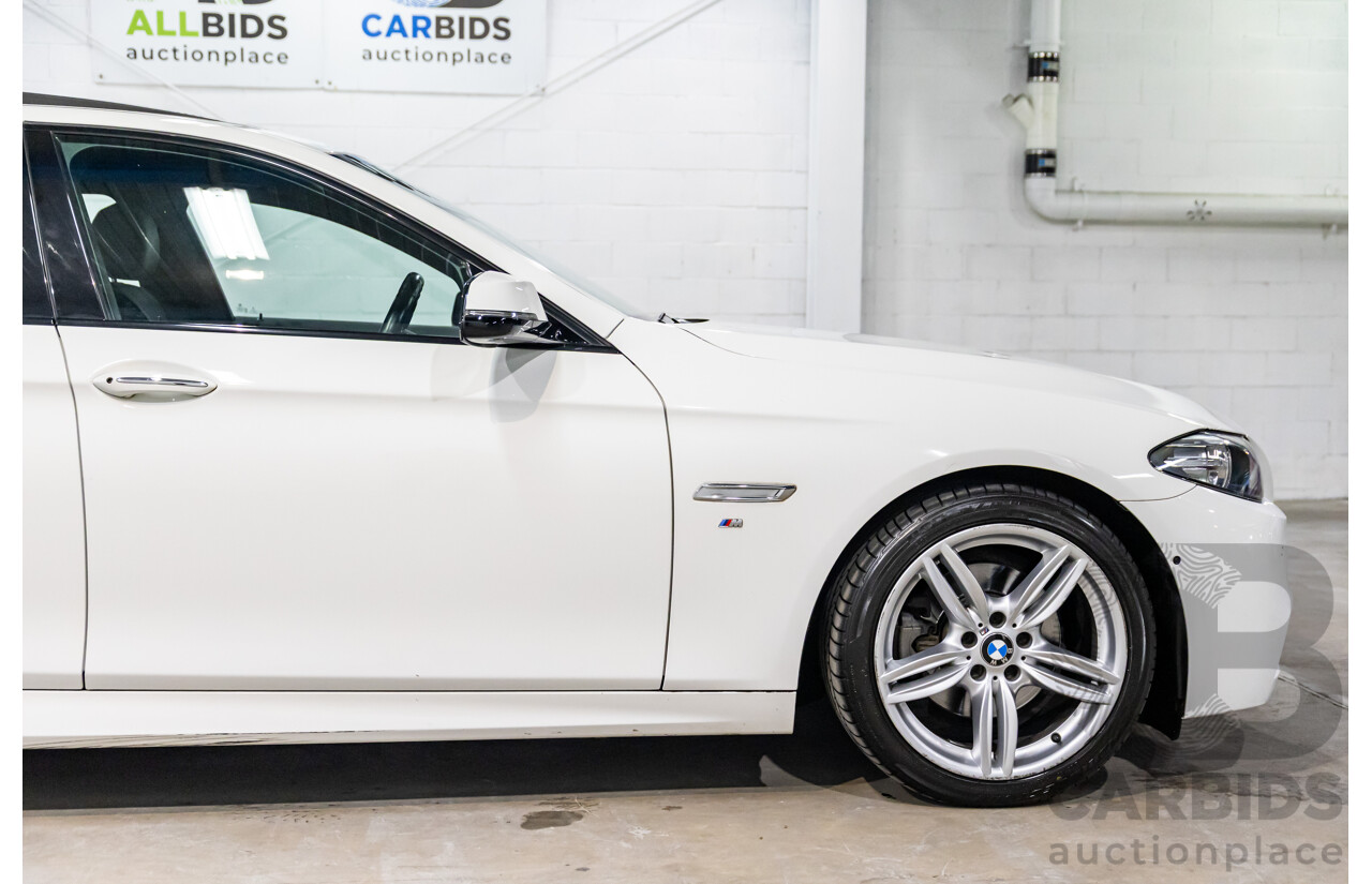 11/2016 BMW 520i M Sport (RWD) F10 MY17 4d Sedan Alpine White Turbo 2.0L