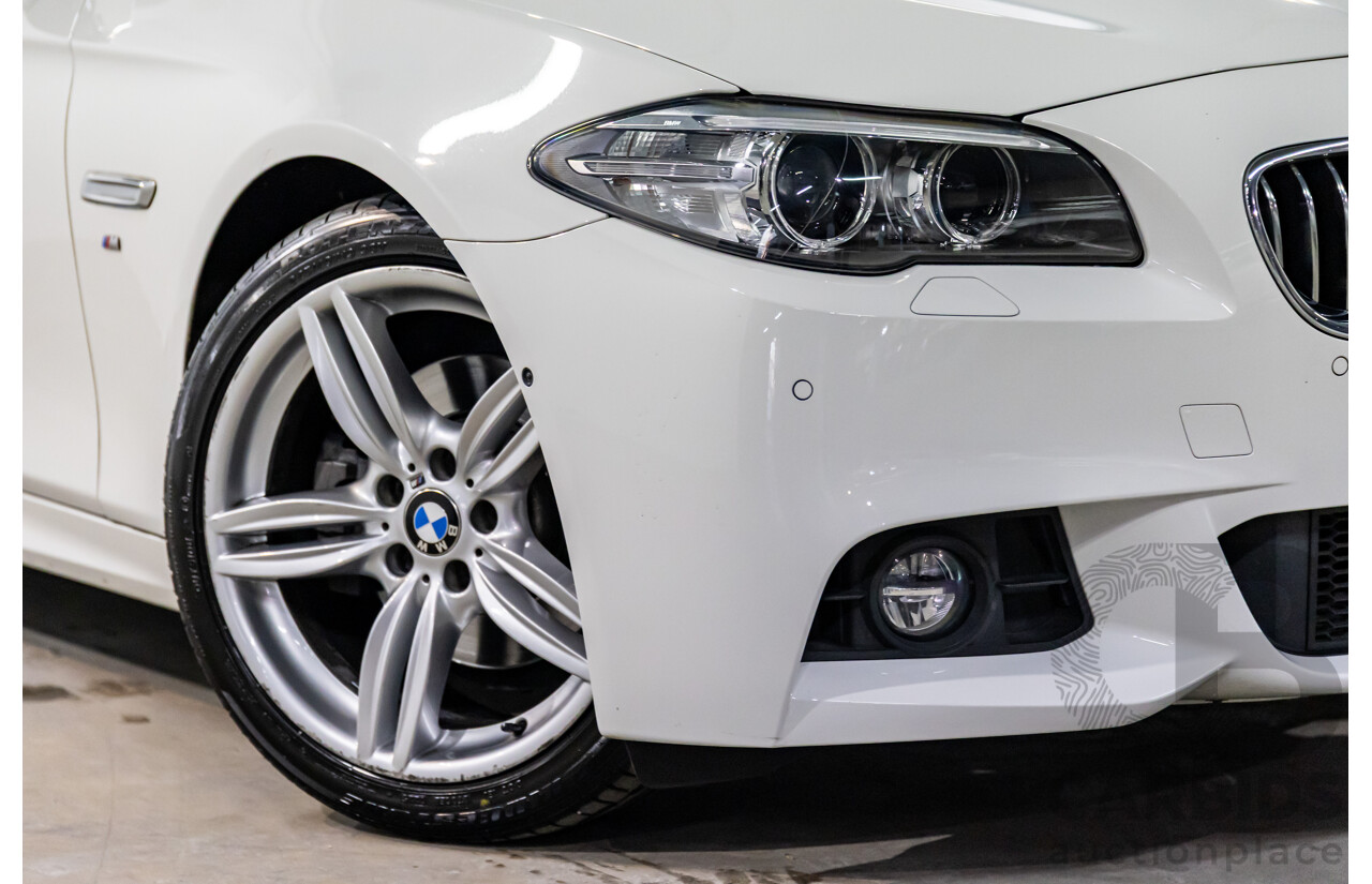 11/2016 BMW 520i M Sport (RWD) F10 MY17 4d Sedan Alpine White Turbo 2.0L