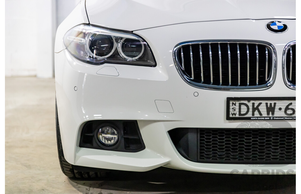 11/2016 BMW 520i M Sport (RWD) F10 MY17 4d Sedan Alpine White Turbo 2.0L