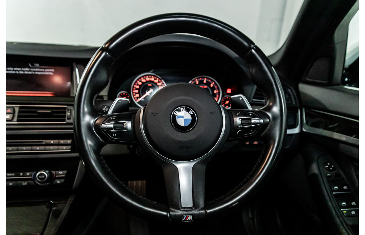 11/2016 BMW 520i M Sport (RWD) F10 MY17 4d Sedan Alpine White Turbo 2.0L