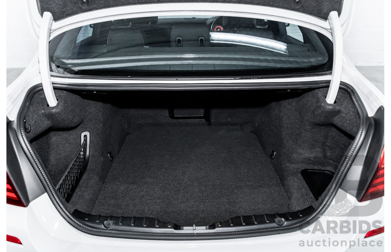 11/2016 BMW 520i M Sport (RWD) F10 MY17 4d Sedan Alpine White Turbo 2.0L