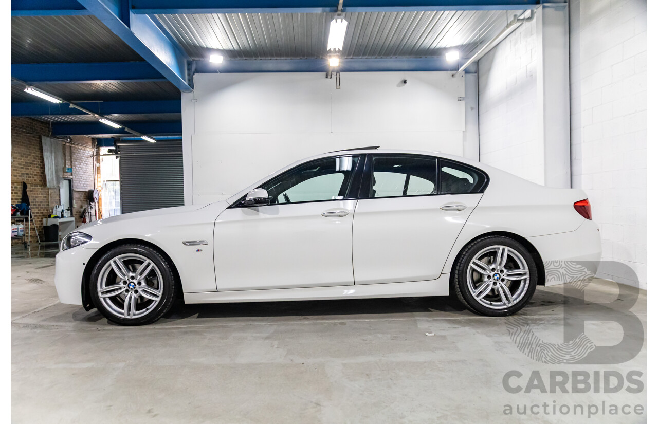 11/2016 BMW 520i M Sport (RWD) F10 MY17 4d Sedan Alpine White Turbo 2.0L