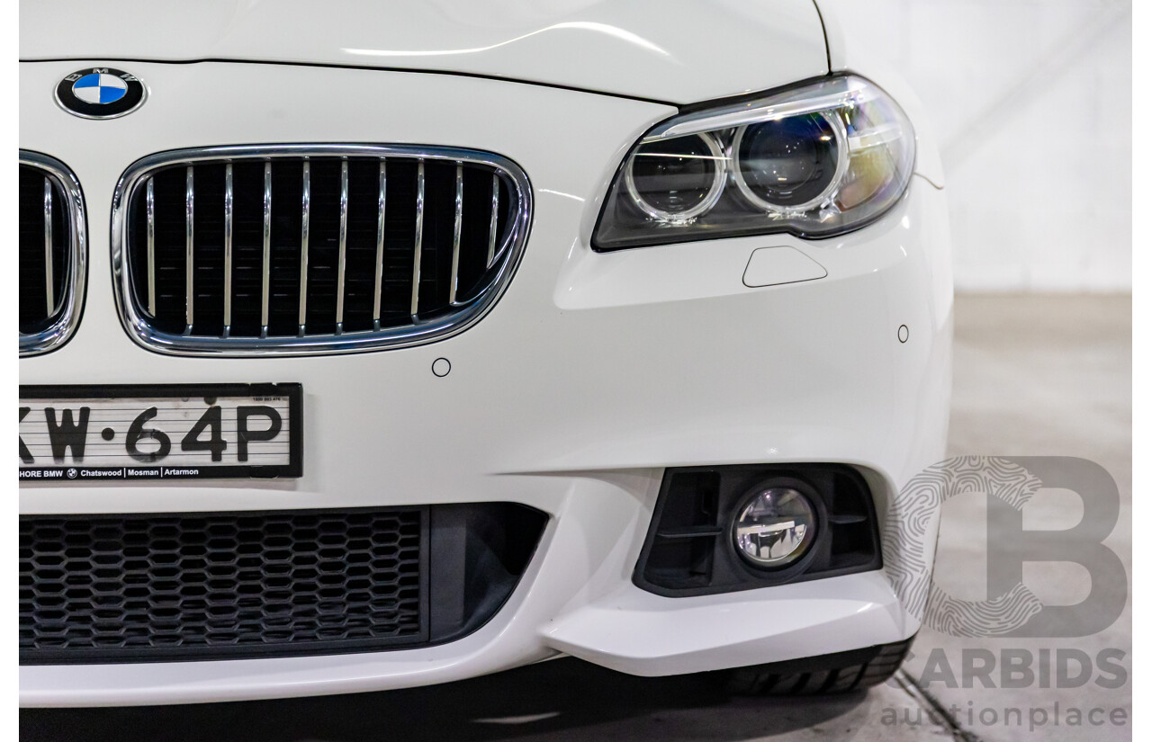 11/2016 BMW 520i M Sport (RWD) F10 MY17 4d Sedan Alpine White Turbo 2.0L