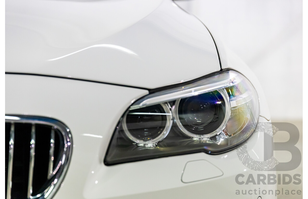 11/2016 BMW 520i M Sport (RWD) F10 MY17 4d Sedan Alpine White Turbo 2.0L