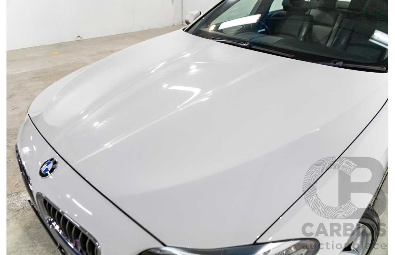 11/2016 BMW 520i M Sport (RWD) F10 MY17 4d Sedan Alpine White Turbo 2.0L