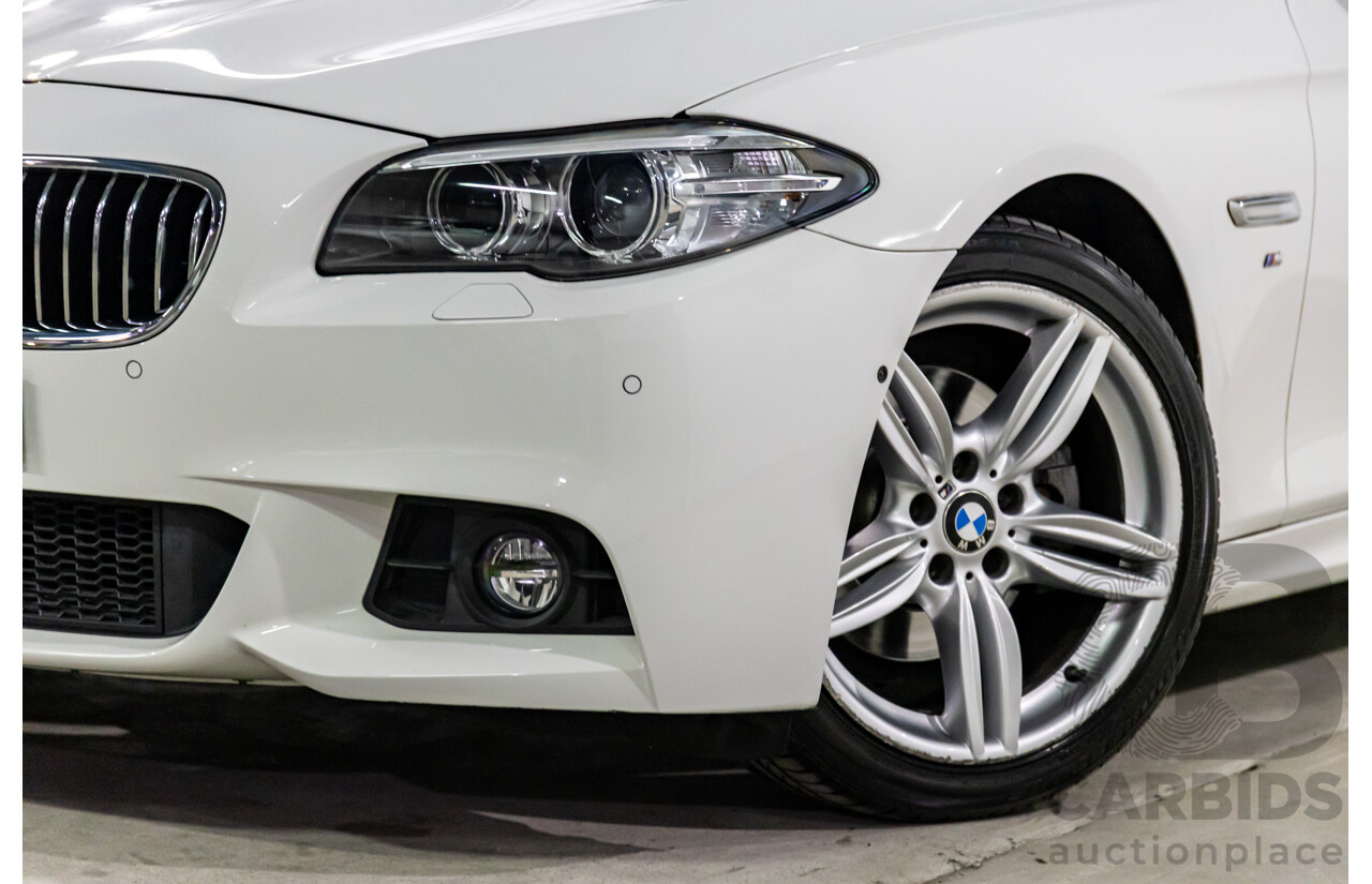 11/2016 BMW 520i M Sport (RWD) F10 MY17 4d Sedan Alpine White Turbo 2.0L