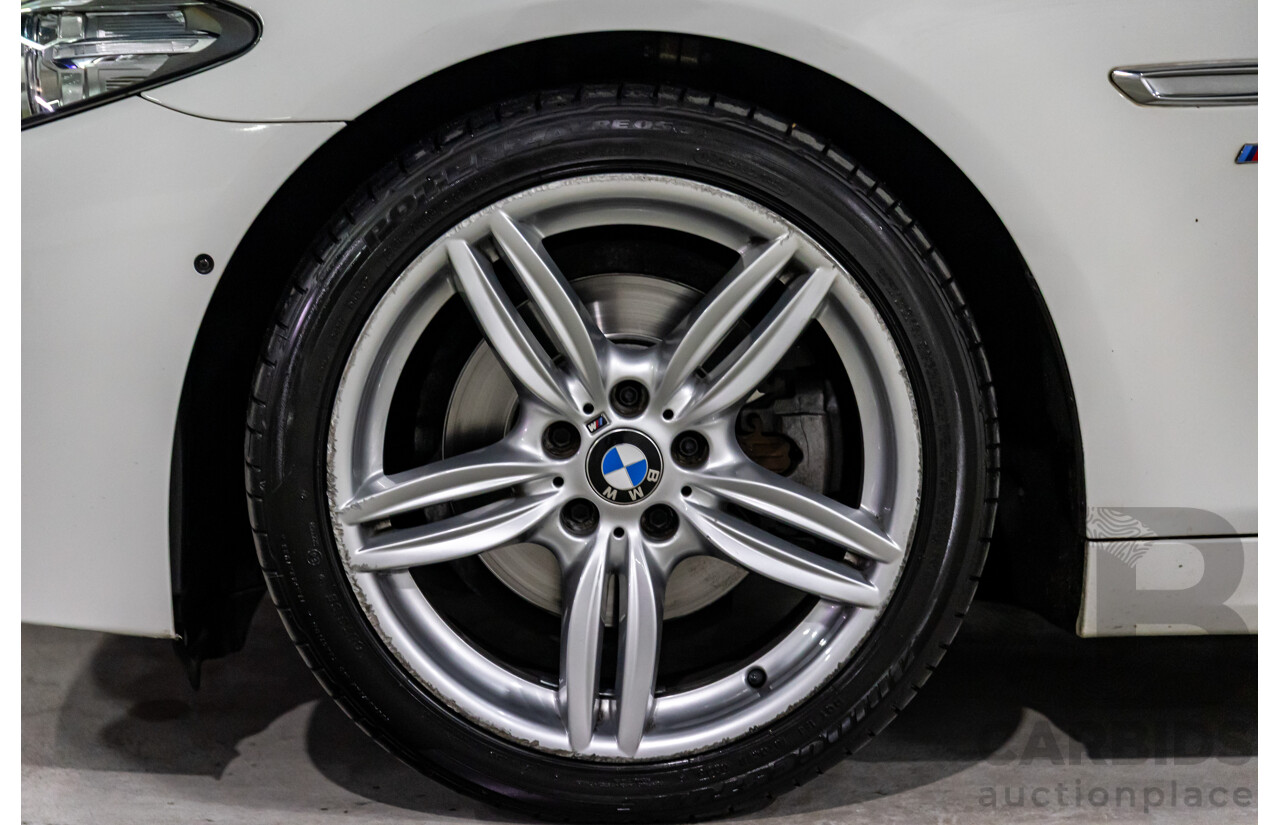 11/2016 BMW 520i M Sport (RWD) F10 MY17 4d Sedan Alpine White Turbo 2.0L