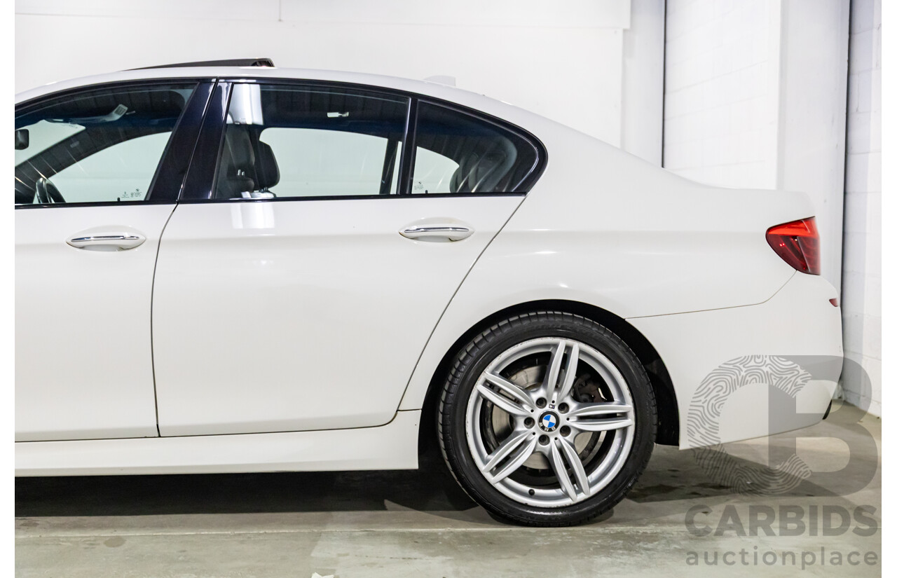 11/2016 BMW 520i M Sport (RWD) F10 MY17 4d Sedan Alpine White Turbo 2.0L