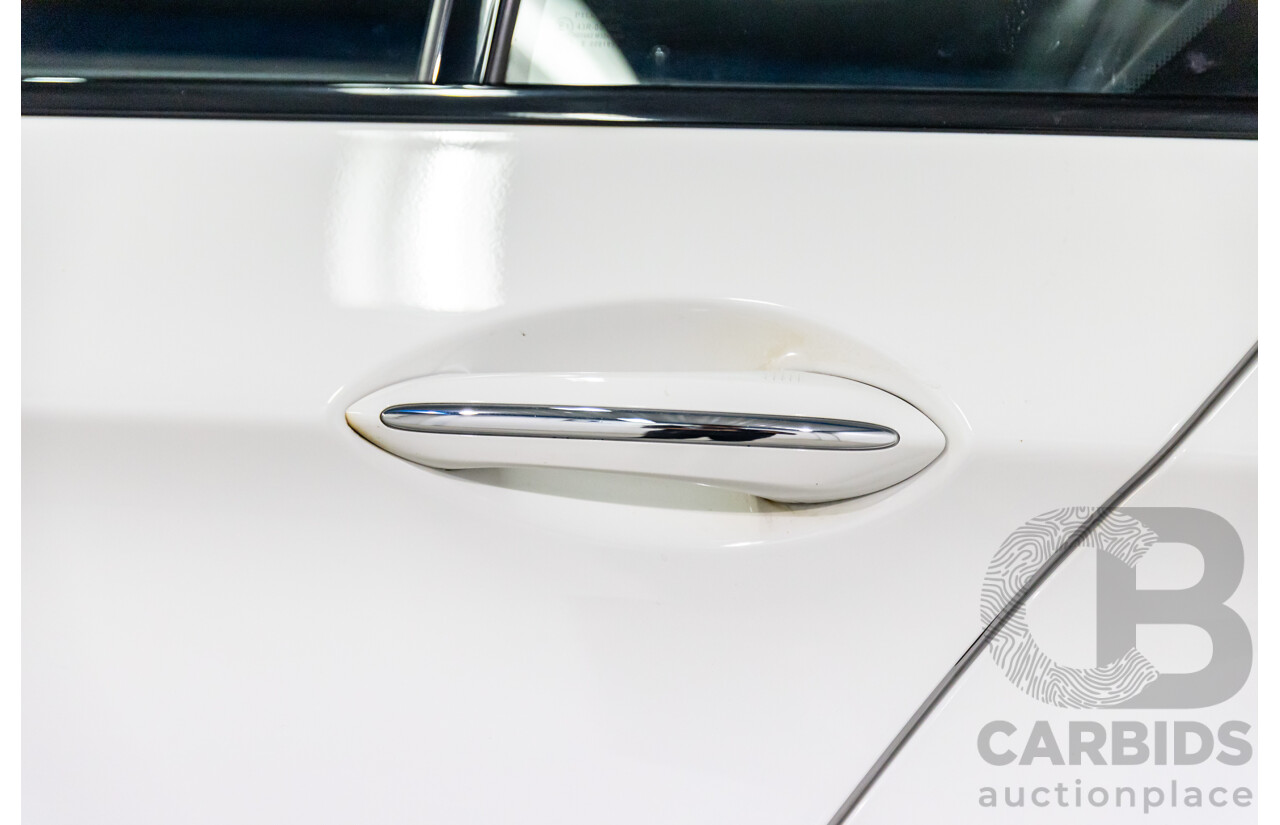 11/2016 BMW 520i M Sport (RWD) F10 MY17 4d Sedan Alpine White Turbo 2.0L