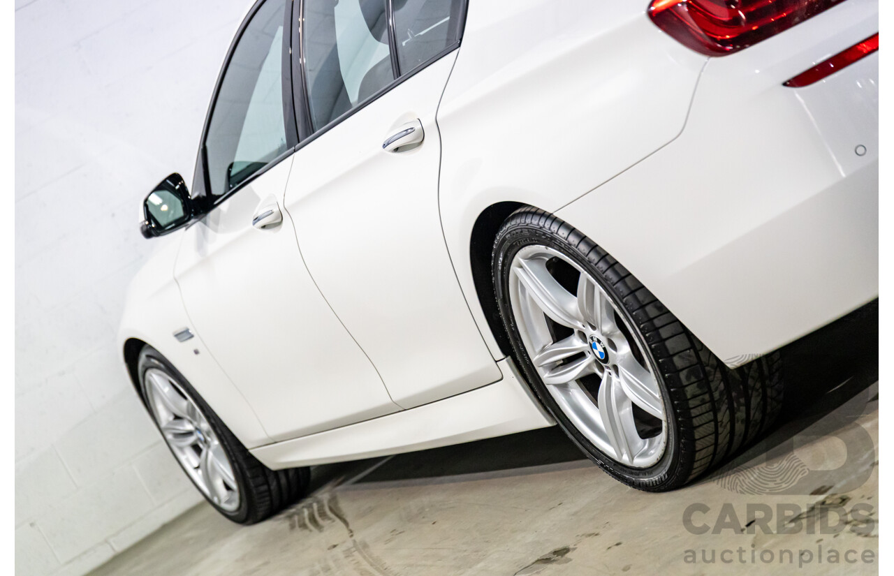 11/2016 BMW 520i M Sport (RWD) F10 MY17 4d Sedan Alpine White Turbo 2.0L