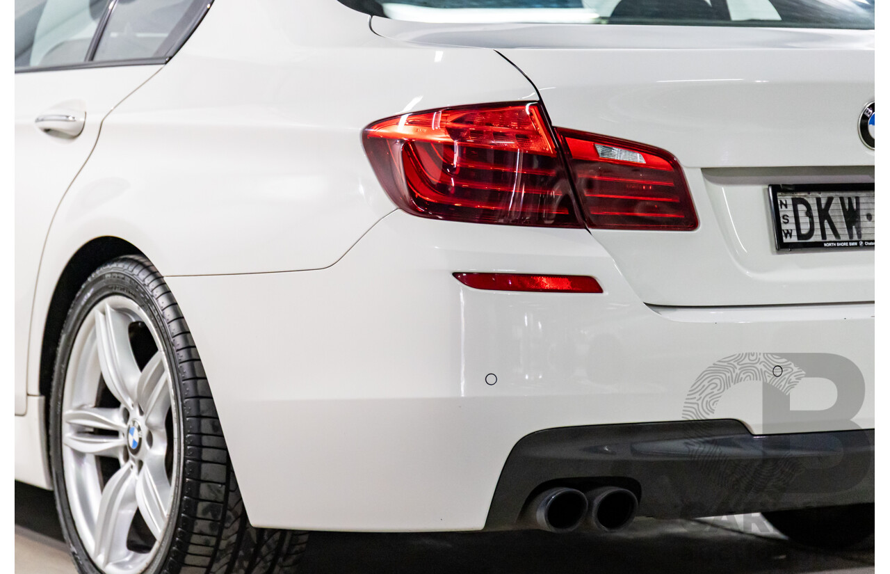11/2016 BMW 520i M Sport (RWD) F10 MY17 4d Sedan Alpine White Turbo 2.0L