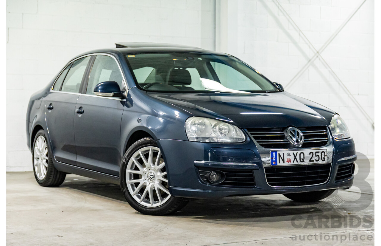 8/2007 Volkswagen Jetta 2.0 Turbo FSI 1KM MY08 4d Sedan Shadow Blue Metallic Turbo 2.0L