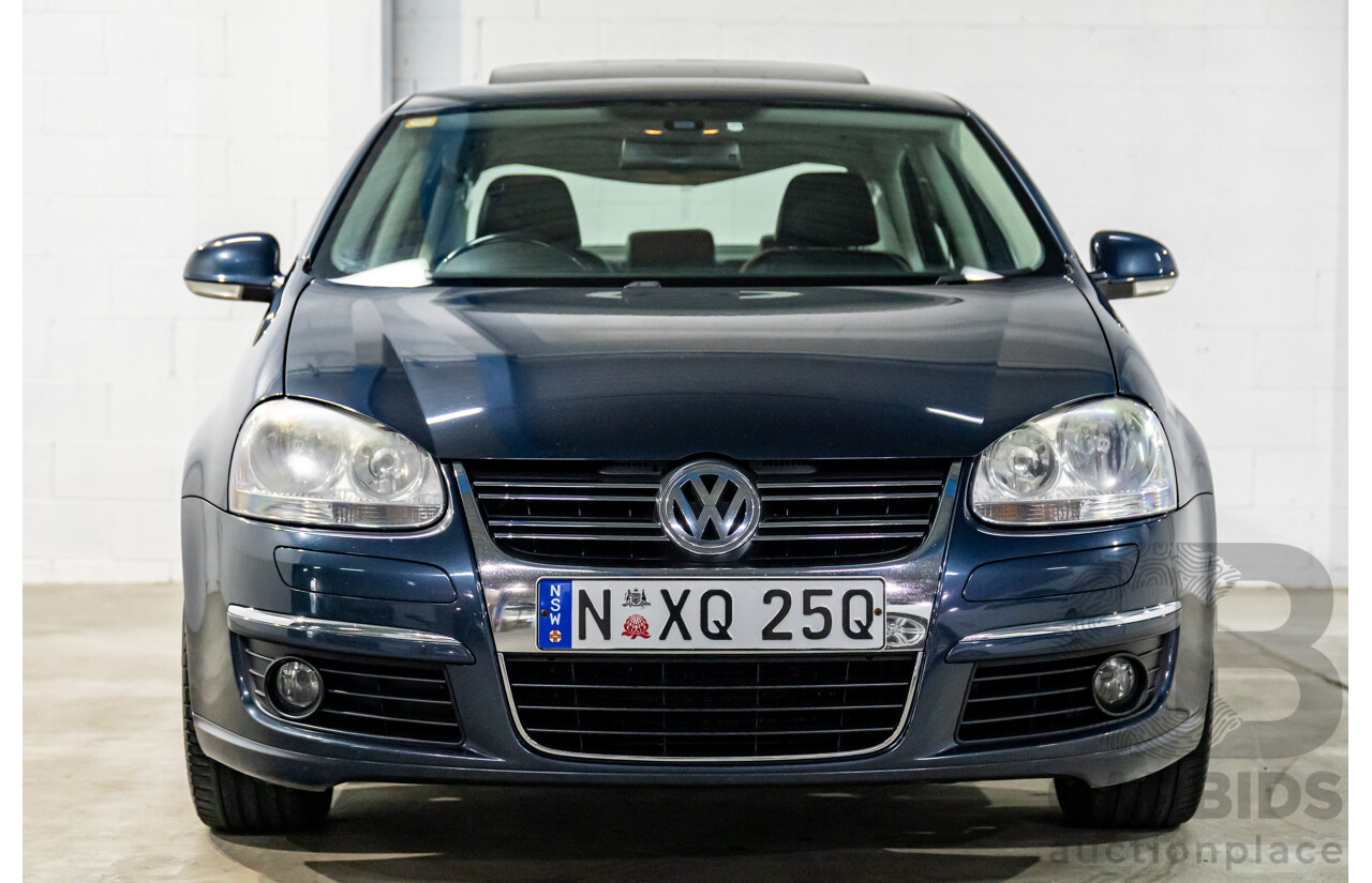 8/2007 Volkswagen Jetta 2.0 Turbo FSI 1KM MY08 4d Sedan Shadow Blue Metallic Turbo 2.0L