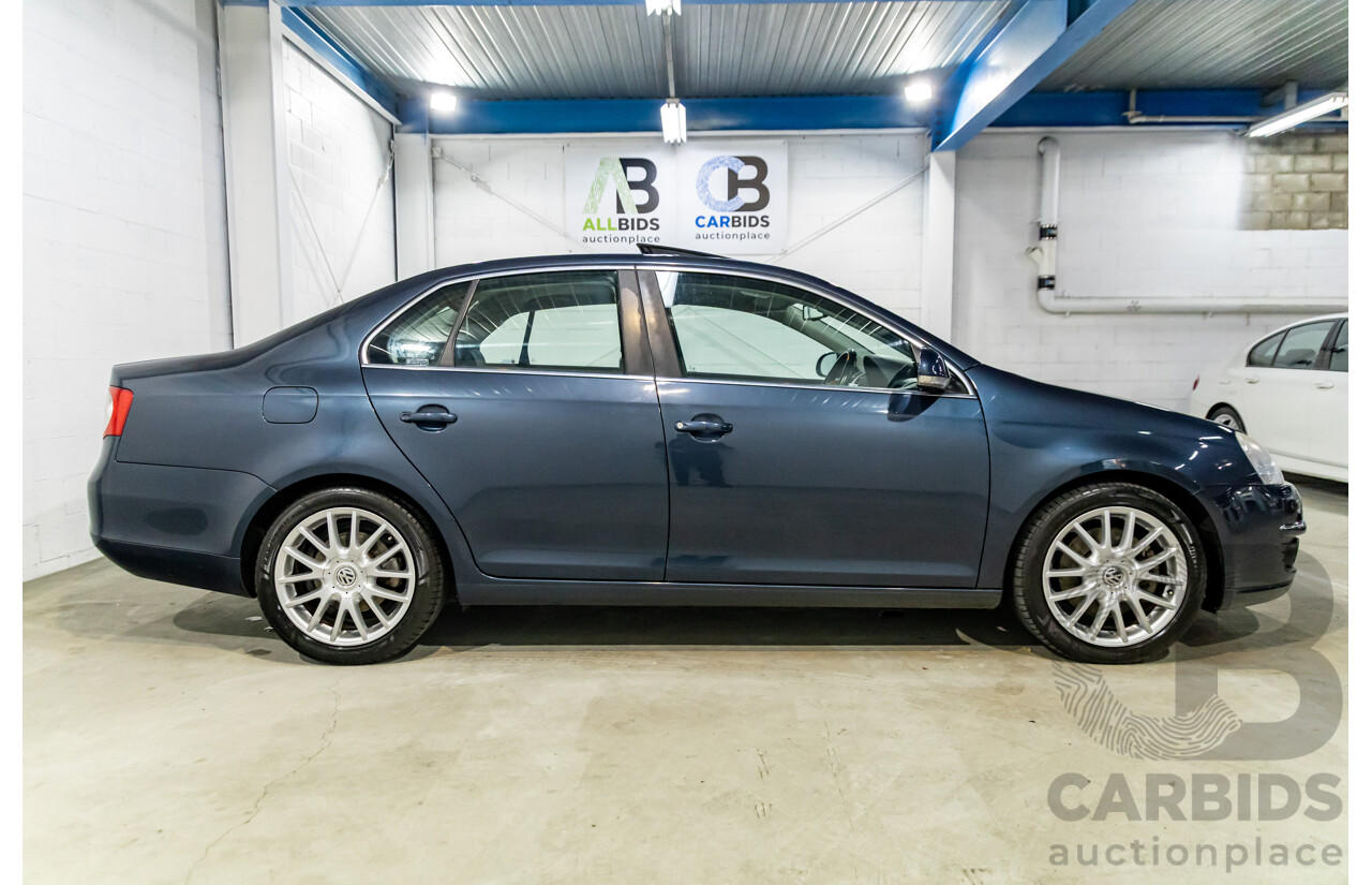 8/2007 Volkswagen Jetta 2.0 Turbo FSI 1KM MY08 4d Sedan Shadow Blue Metallic Turbo 2.0L