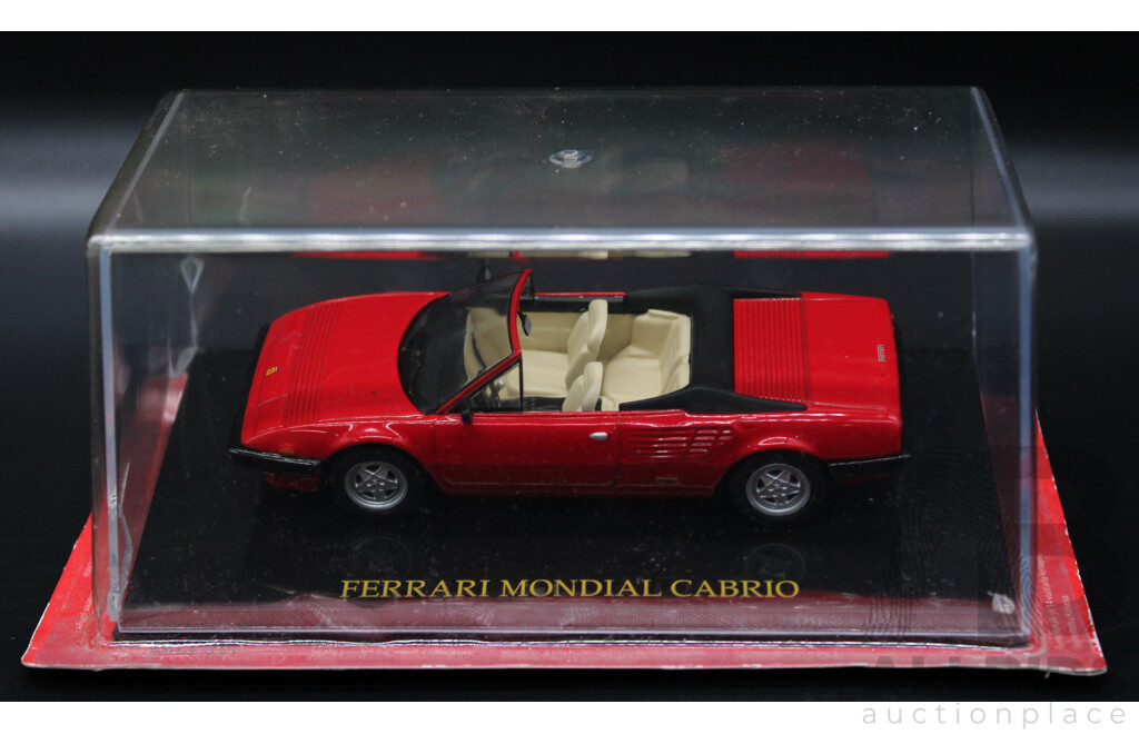 Six Red Diecast Ferrari Collection - 1:43 Scale