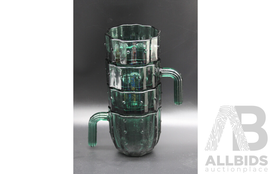 KOSTA BODA Skull Candle Holder & Cactus Stackable Glasses