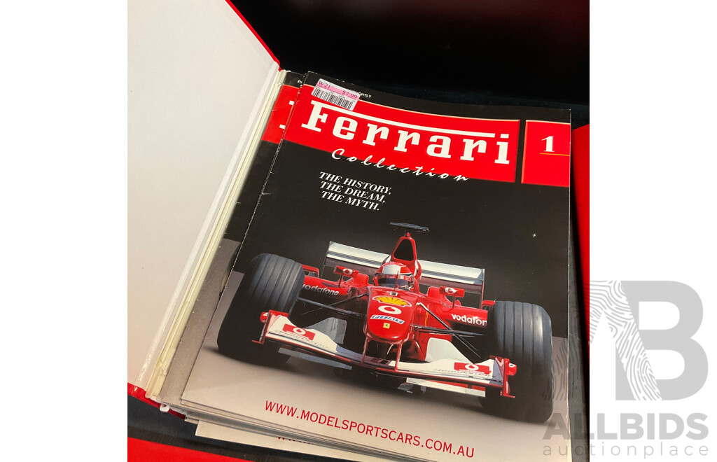 Five Albums of Ferrari Collection Magazine