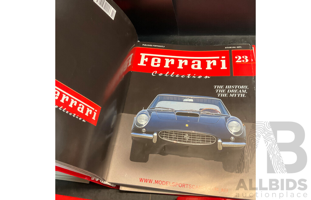 Five Albums of Ferrari Collection Magazine
