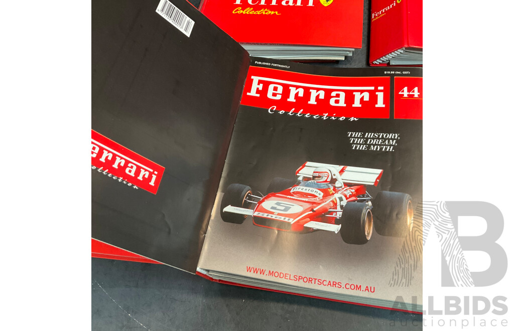 Five Albums of Ferrari Collection Magazine
