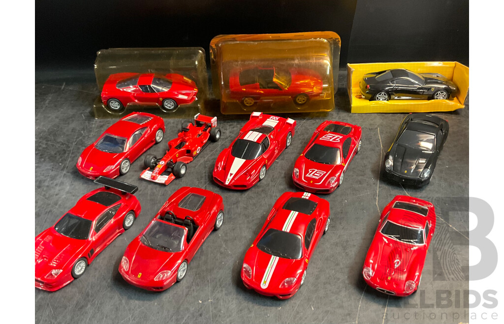 V-Power 1:38 Ferrari  Model Car - Lot of 12