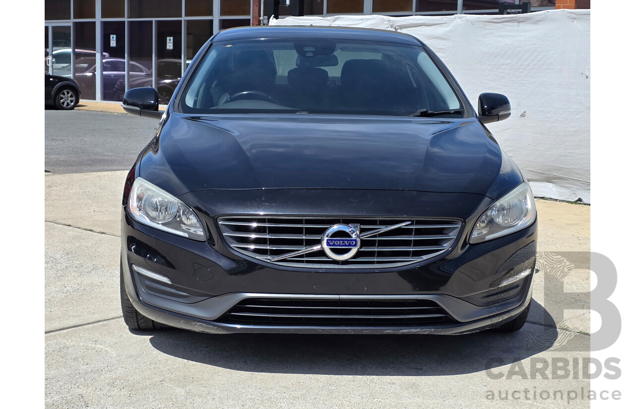4/2014 Volvo S60 D4 Kinetic (AWD) F MY14 4d Sedan Black Turbo Diesel 2.0L