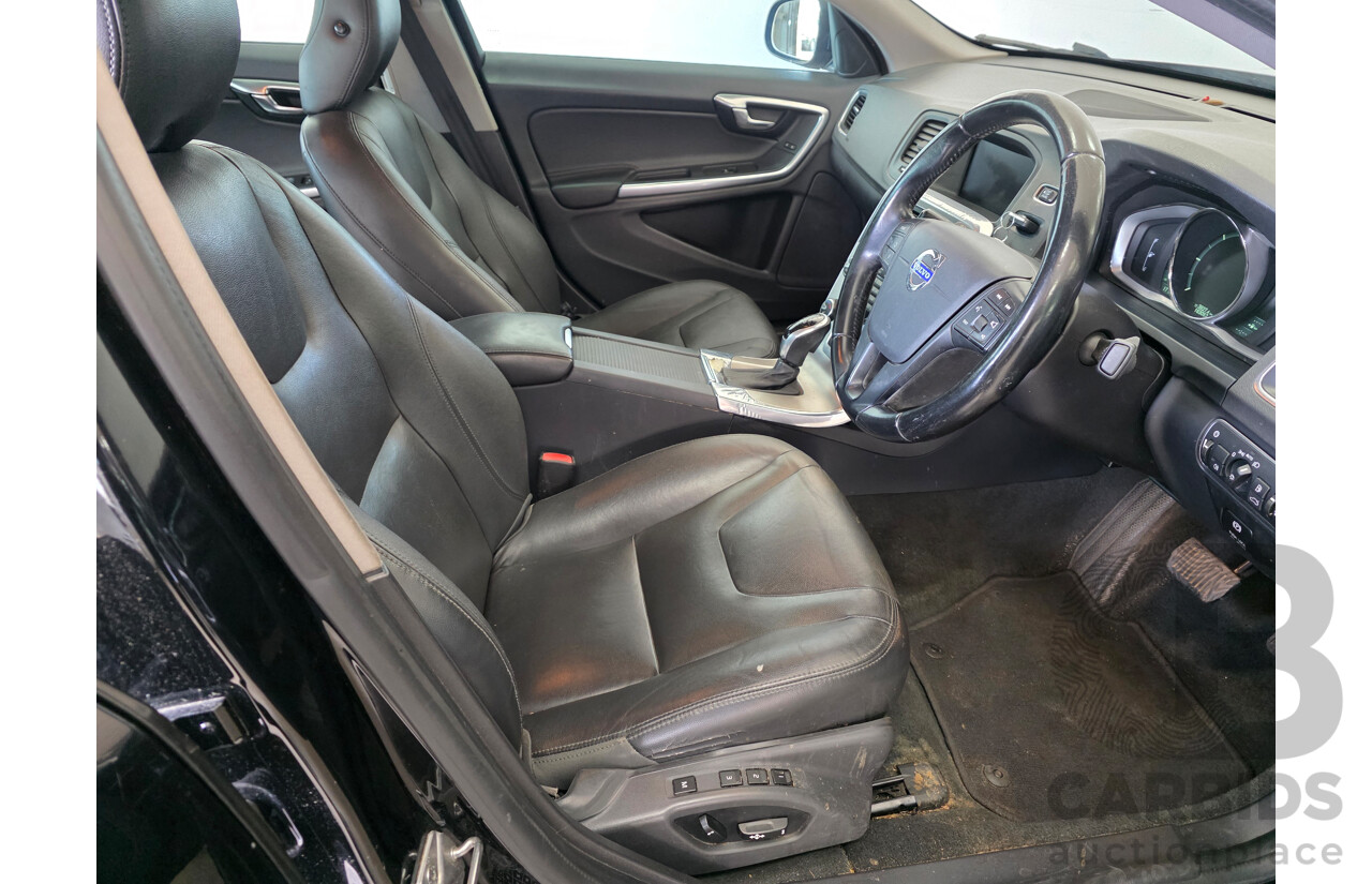 4/2014 Volvo S60 D4 Kinetic (AWD) F MY14 4d Sedan Black Turbo Diesel 2.0L