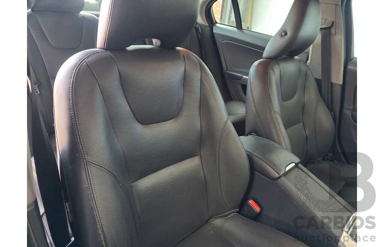 4/2014 Volvo S60 D4 Kinetic (AWD) F MY14 4d Sedan Black Turbo Diesel 2.0L