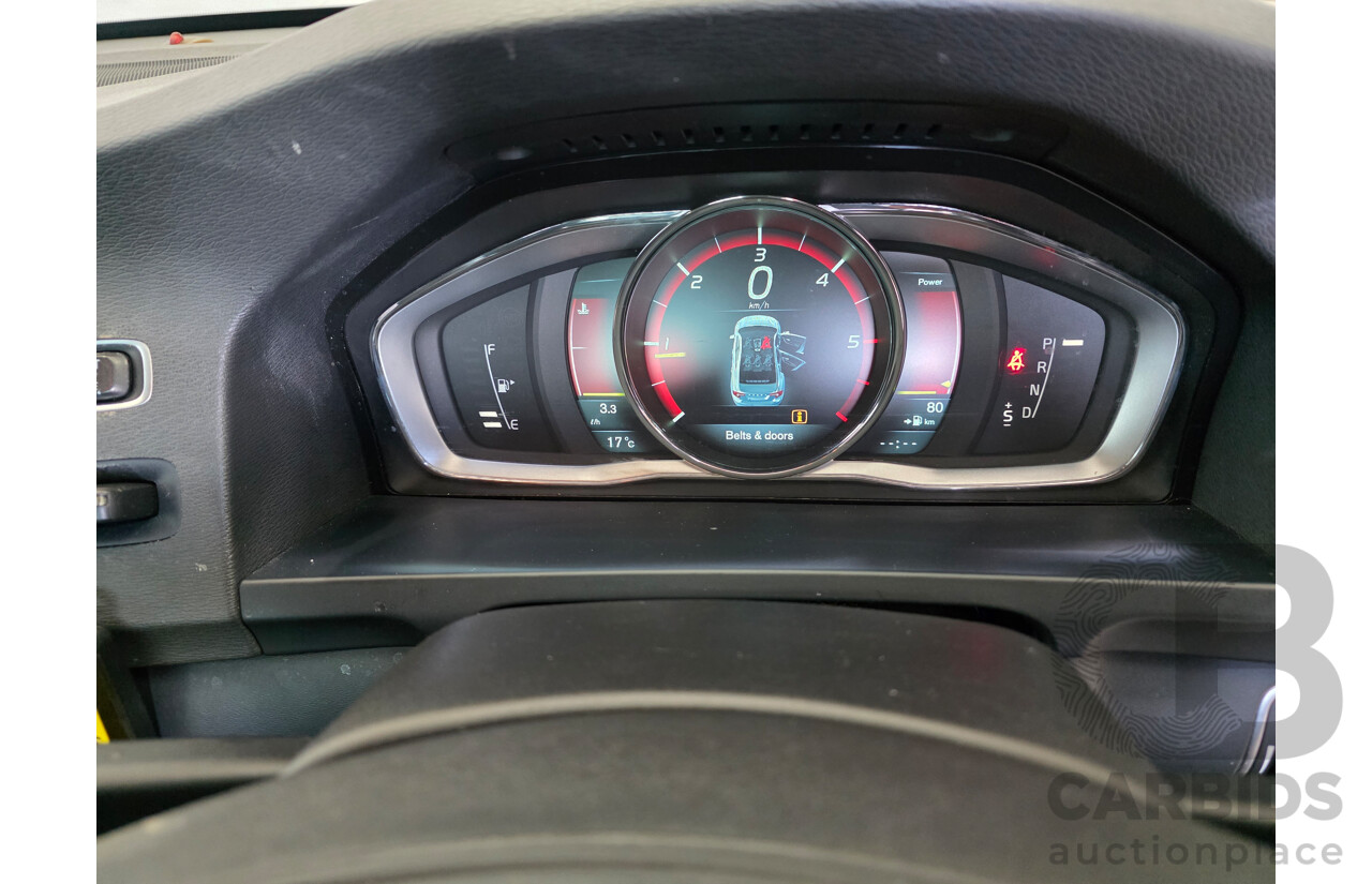 4/2014 Volvo S60 D4 Kinetic (AWD) F MY14 4d Sedan Black Turbo Diesel 2.0L