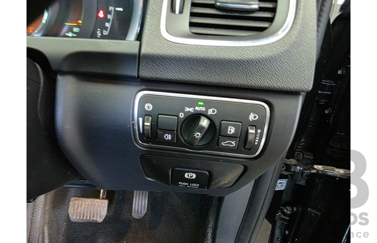 4/2014 Volvo S60 D4 Kinetic (AWD) F MY14 4d Sedan Black Turbo Diesel 2.0L