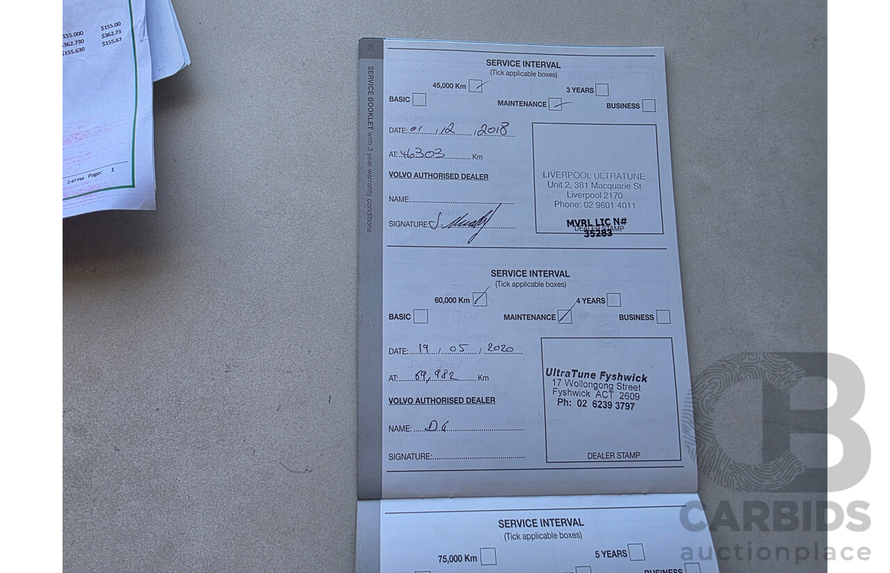 4/2014 Volvo S60 D4 Kinetic (AWD) F MY14 4d Sedan Black Turbo Diesel 2.0L