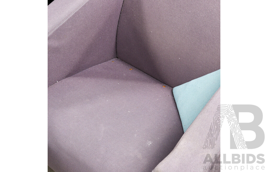 Pair of Fabric Upholstered Armchairs by Fritz Hansen