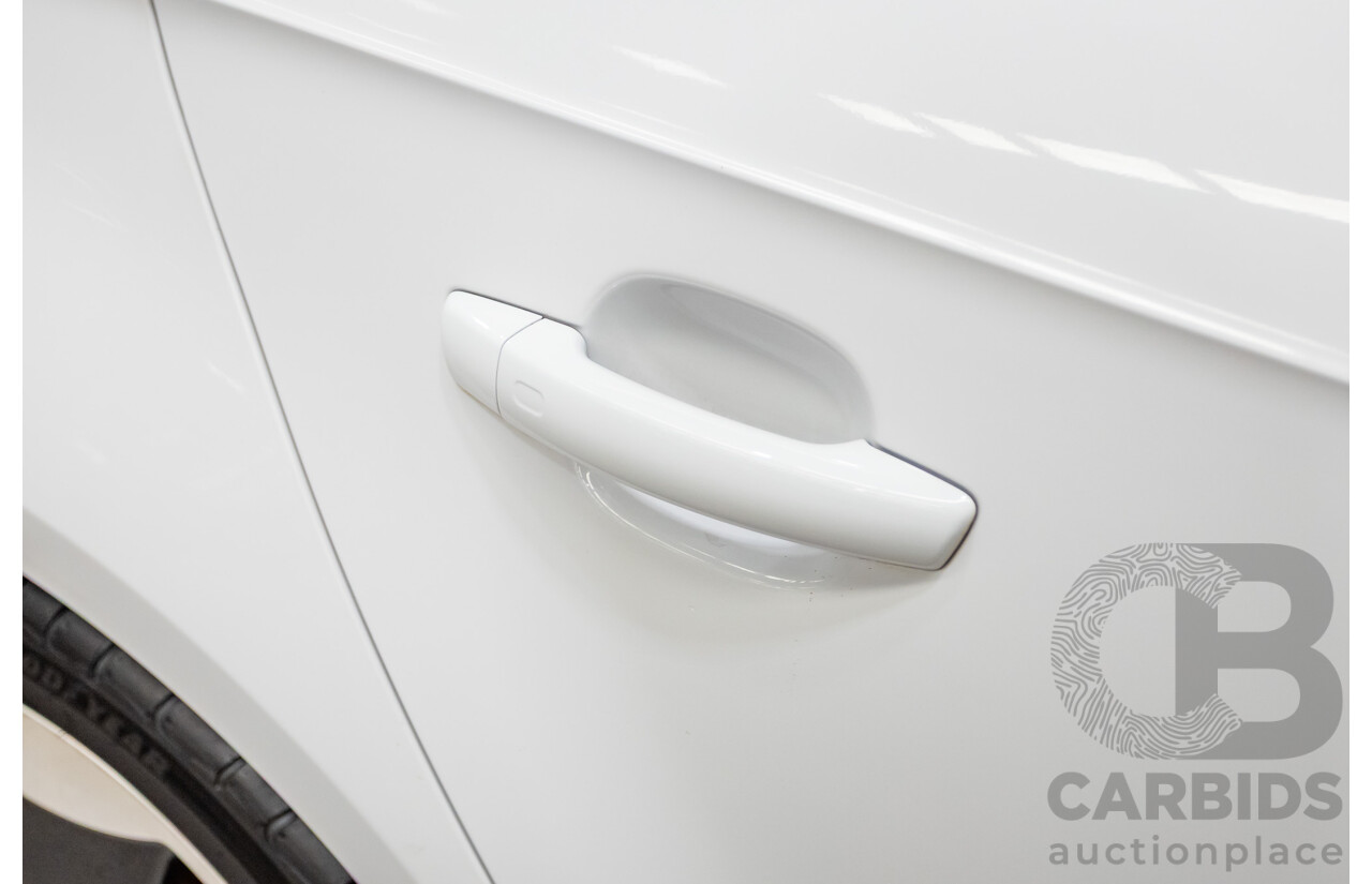 12/2013 Audi A3 1.8 TFSI Quattro S-Line Ambition (AWD) 8V 5D Hatchback Glacier White Turbo 1.8L