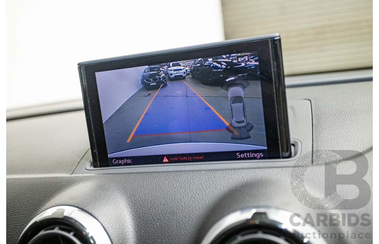 12/2013 Audi A3 1.8 TFSI Quattro S-Line Ambition (AWD) 8V 5D Hatchback Glacier White Turbo 1.8L