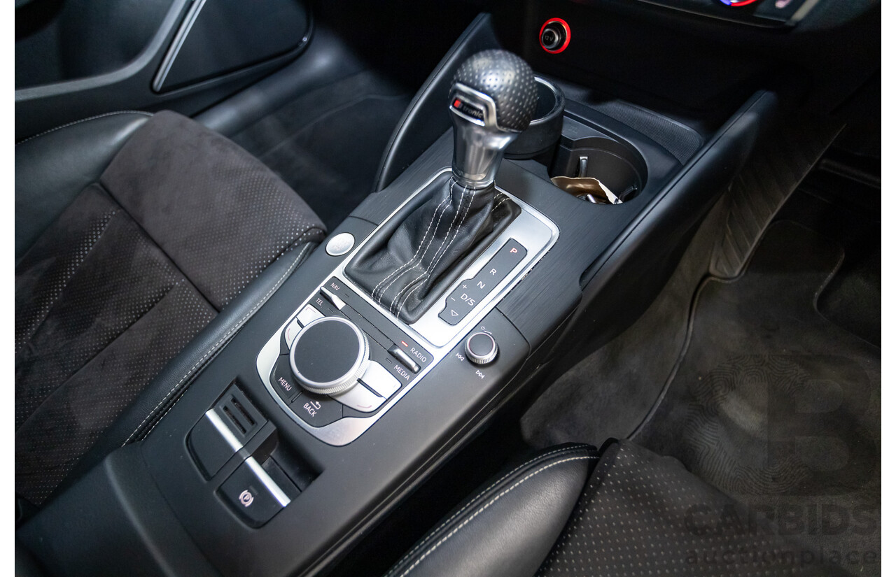 12/2013 Audi A3 1.8 TFSI Quattro S-Line Ambition (AWD) 8V 5D Hatchback Glacier White Turbo 1.8L