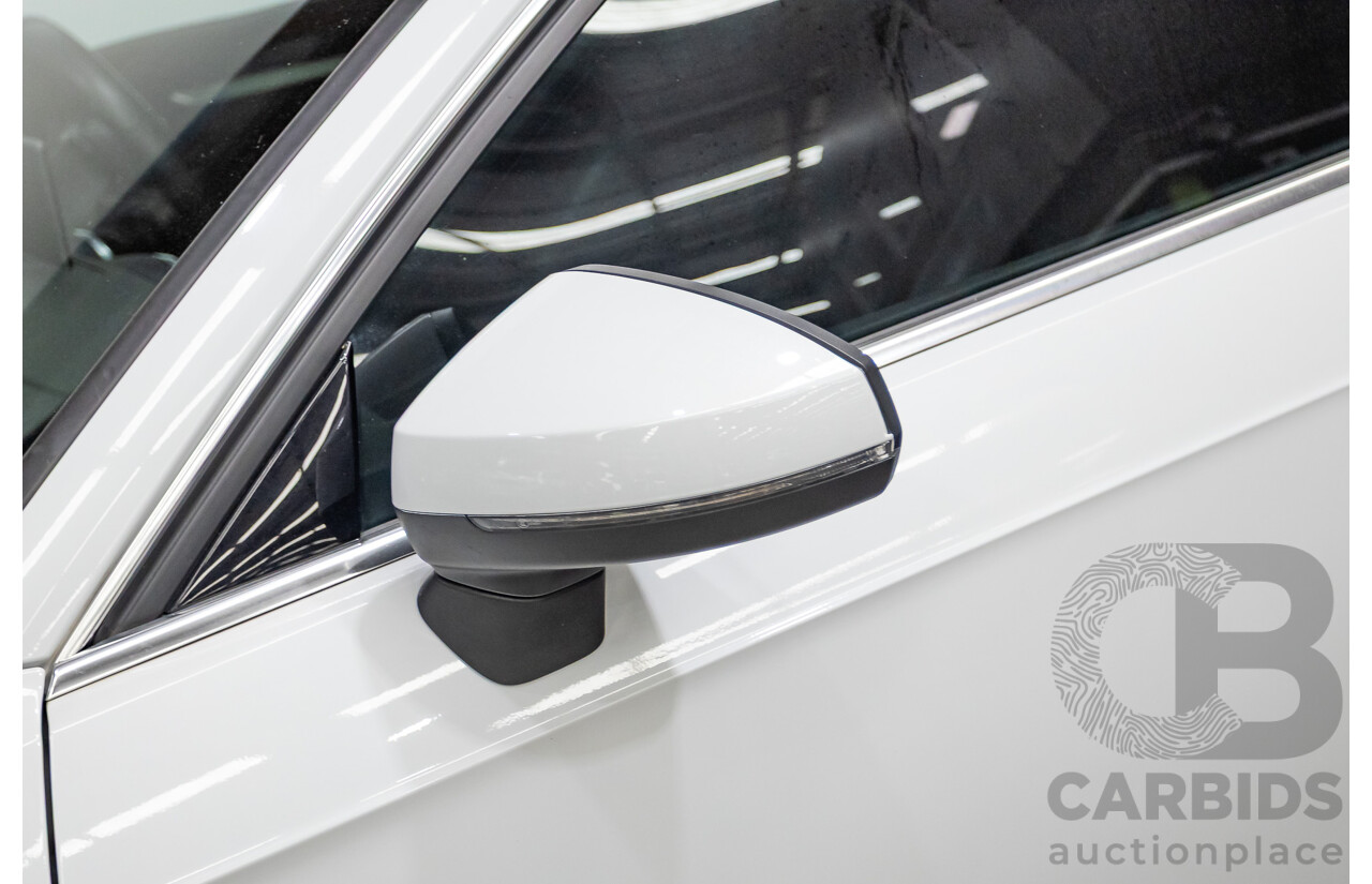 12/2013 Audi A3 1.8 TFSI Quattro S-Line Ambition (AWD) 8V 5D Hatchback Glacier White Turbo 1.8L