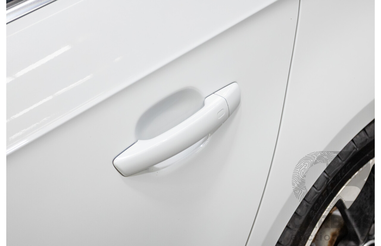 12/2013 Audi A3 1.8 TFSI Quattro S-Line Ambition (AWD) 8V 5D Hatchback Glacier White Turbo 1.8L
