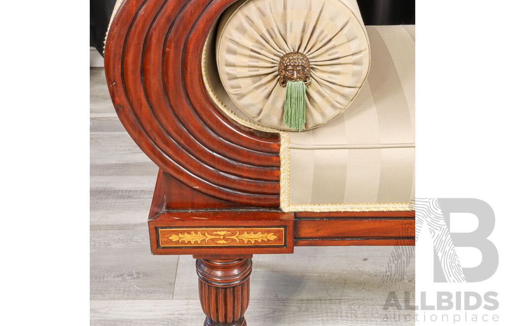 Neoclassical Style Chaise Lounge