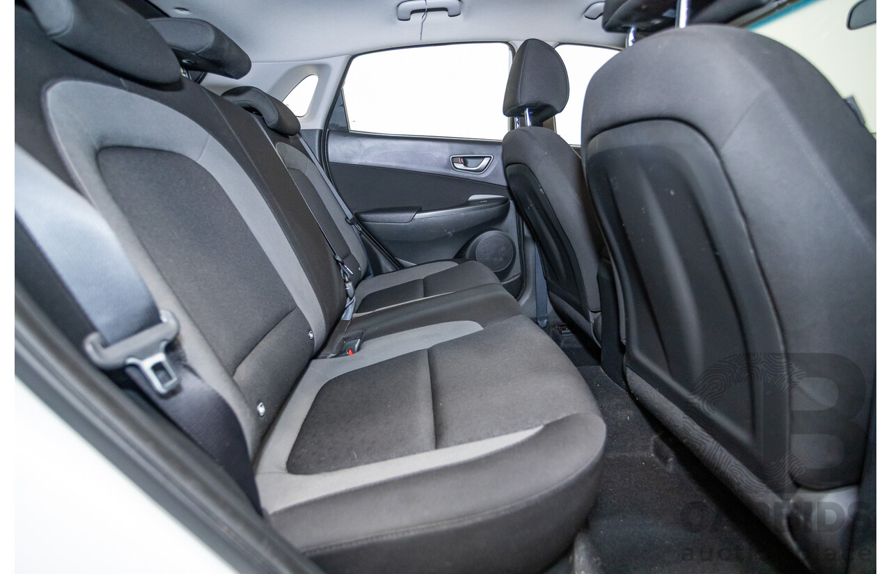 09/2019 Hyundai Kona Go FW OS.2 MY19 4D Wagon White 2.0L