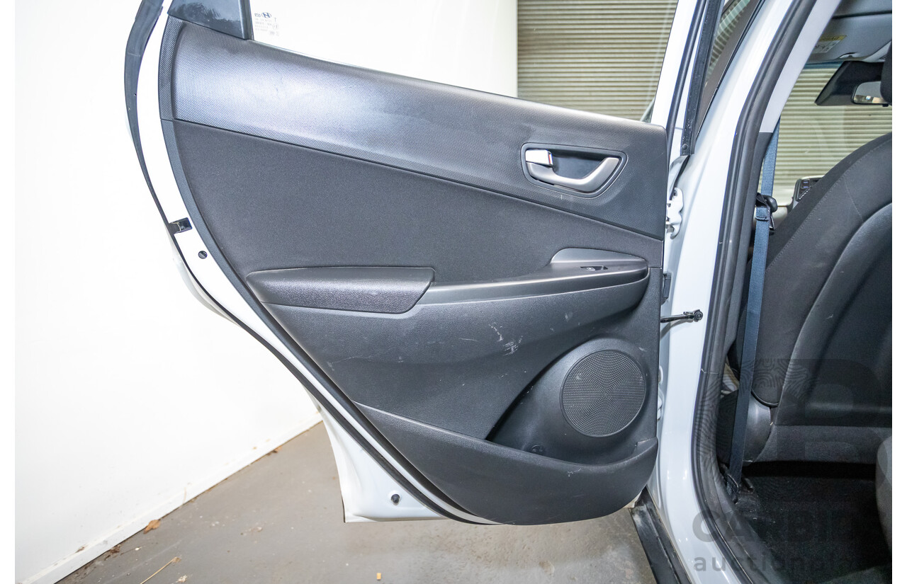 09/2019 Hyundai Kona Go FW OS.2 MY19 4D Wagon White 2.0L