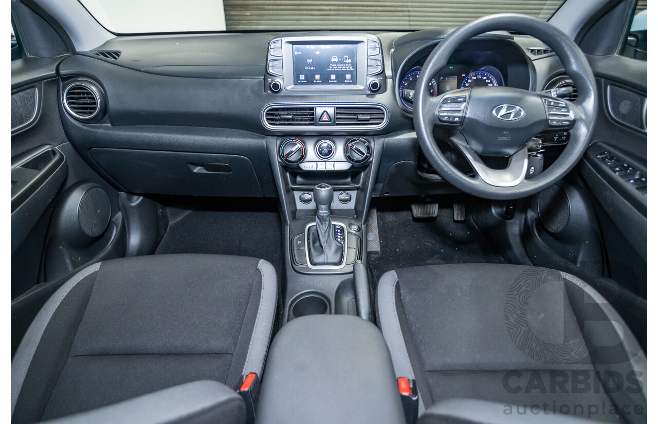 09/2019 Hyundai Kona Go FW OS.2 MY19 4D Wagon White 2.0L